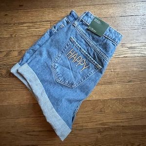 Wild Fable “Happy” Highest Rise Mom Shorts